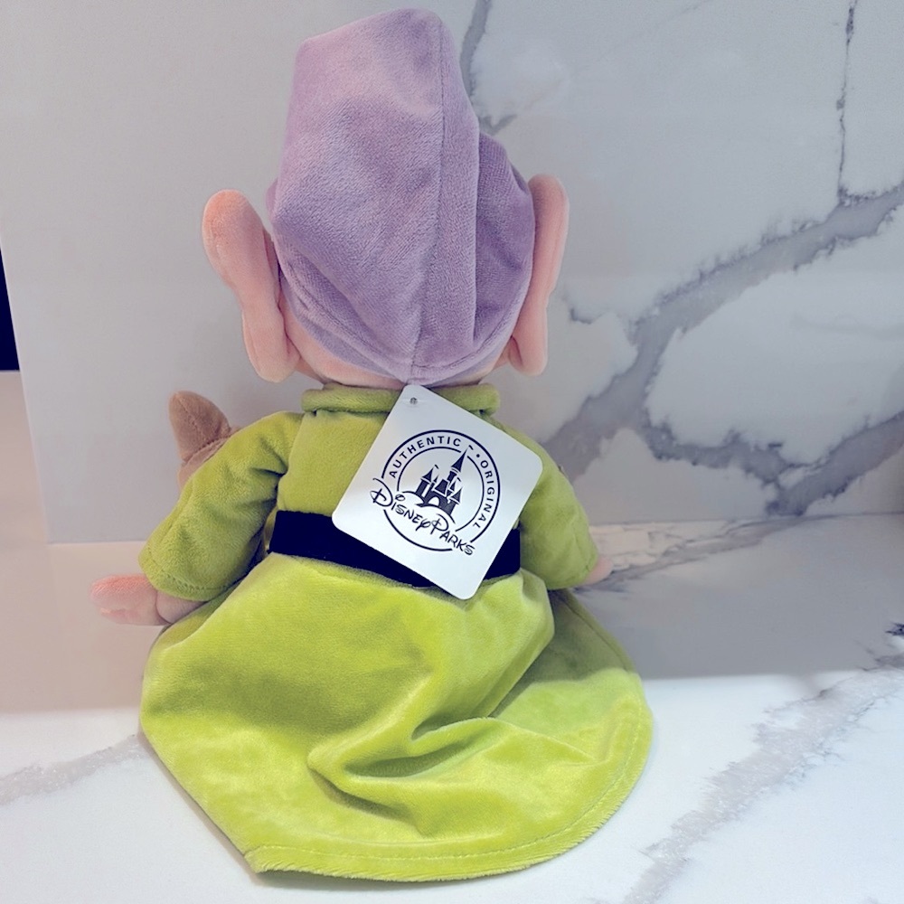Dopey Plush Toy - Purple and Green - Picture 2 of 3